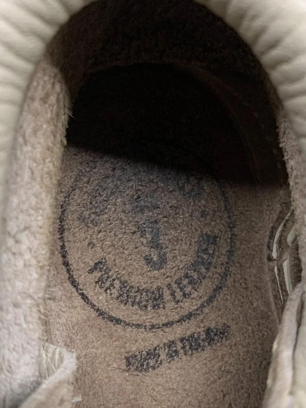 Freshly Picked Cream Leather Mary Jane Moccasins Size 3 Soft Sole Baby Shoes